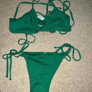 Toluca Green Bikini Set